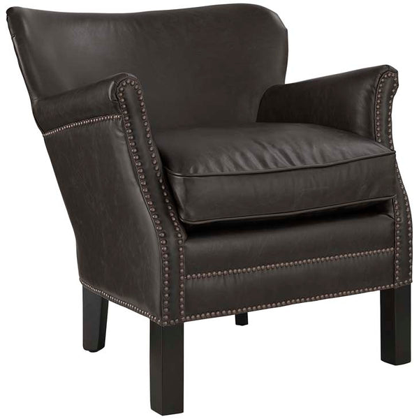 Key Upholstered Vinyl Armchair