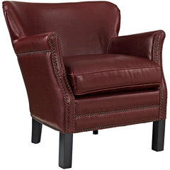 Key Upholstered Vinyl Armchair