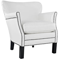 Key Upholstered Vinyl Armchair