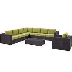 Convene 7 Piece Outdoor Patio Sectional Set