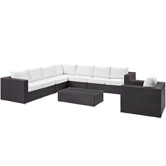 Convene 7 Piece Outdoor Patio Sectional Set