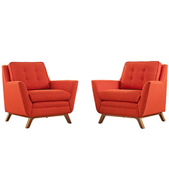 Beguile 2 Piece Upholstered Fabric Living Room Set