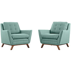 Beguile 2 Piece Upholstered Fabric Living Room Set