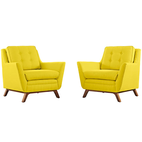 Beguile 2 Piece Upholstered Fabric Living Room Set