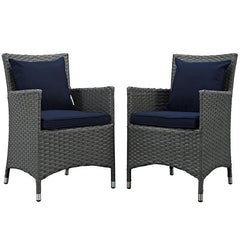 Sojourn 2 Piece Outdoor Patio Sunbrella® Dining Set