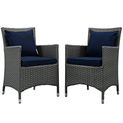 Sojourn 2 Piece Outdoor Patio Sunbrella® Dining Set