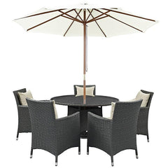 Sojourn 7 Piece Outdoor Patio Sunbrella® Dining Set