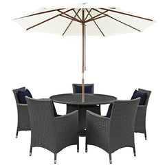 Sojourn 7 Piece Outdoor Patio Sunbrella® Dining Set