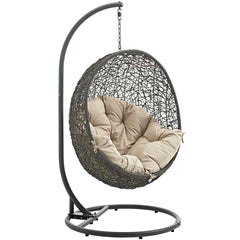 Hide Outdoor Patio Swing Chair With Stand