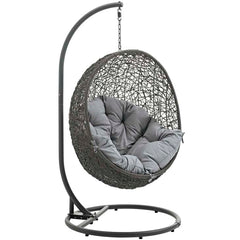 Hide Outdoor Patio Swing Chair With Stand