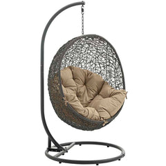Hide Outdoor Patio Swing Chair With Stand