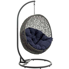 Hide Outdoor Patio Swing Chair With Stand