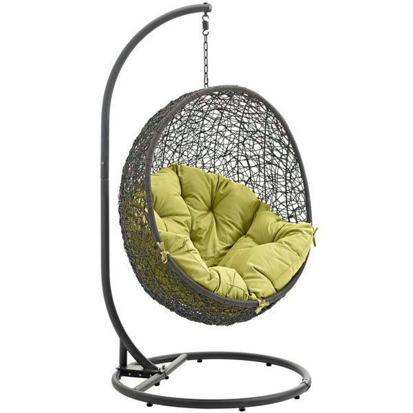 Hide Outdoor Patio Swing Chair With Stand