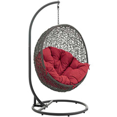 Hide Outdoor Patio Swing Chair With Stand