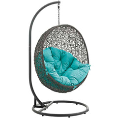 Hide Outdoor Patio Swing Chair With Stand
