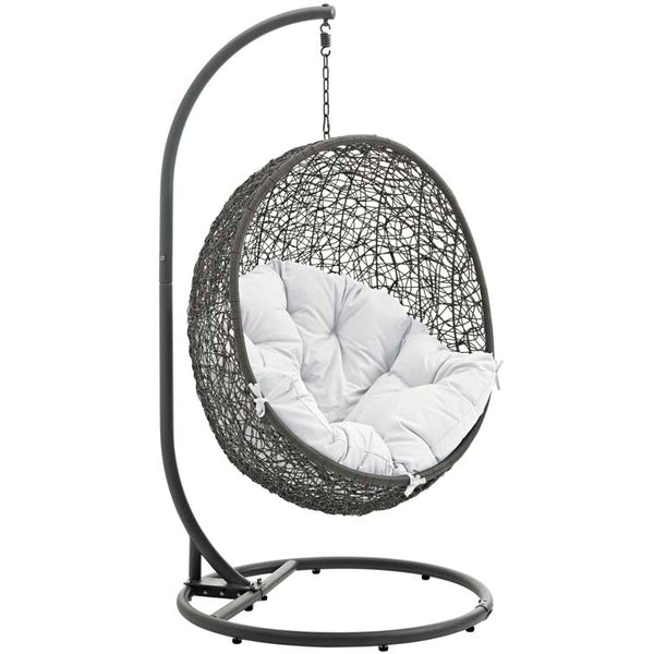 Hide Outdoor Patio Swing Chair With Stand