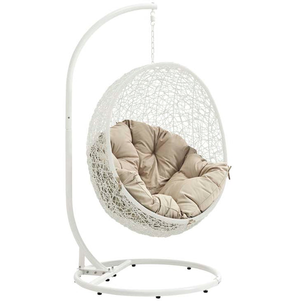 Hide Outdoor Patio Swing Chair With Stand