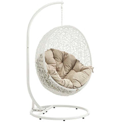 Hide Outdoor Patio Swing Chair With Stand