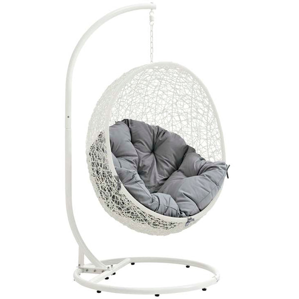 Hide Outdoor Patio Swing Chair With Stand