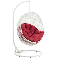 Hide Outdoor Patio Swing Chair With Stand