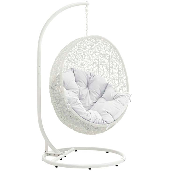 Hide Outdoor Patio Swing Chair With Stand