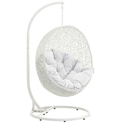 Hide Outdoor Patio Swing Chair With Stand