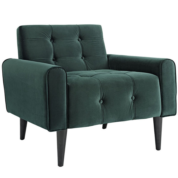 Delve Velvet Armchair