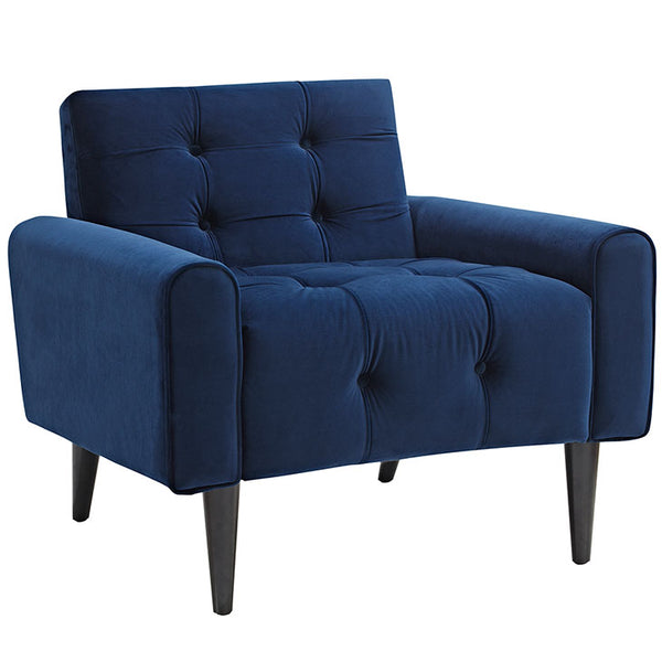Delve Velvet Armchair