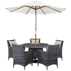 Summon 7 Piece Outdoor Patio Sunbrella® Dining Set