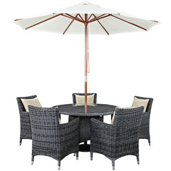 Summon 7 Piece Outdoor Patio Sunbrella® Dining Set