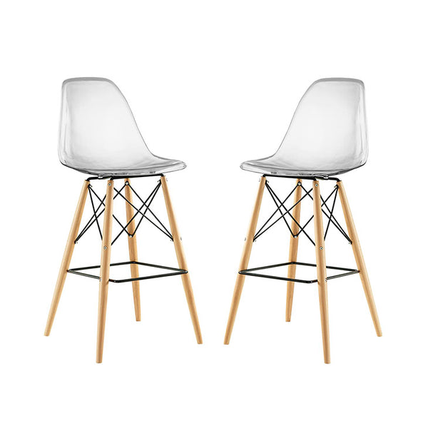Pyramid Dining Side Bar Stool Set of 2