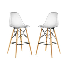Pyramid Dining Side Bar Stool Set of 2