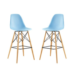 Pyramid Dining Side Bar Stool Set of 2