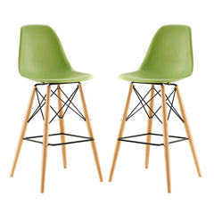 Pyramid Dining Side Bar Stool Set of 2