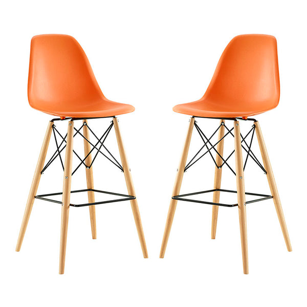 Pyramid Dining Side Bar Stool Set of 2