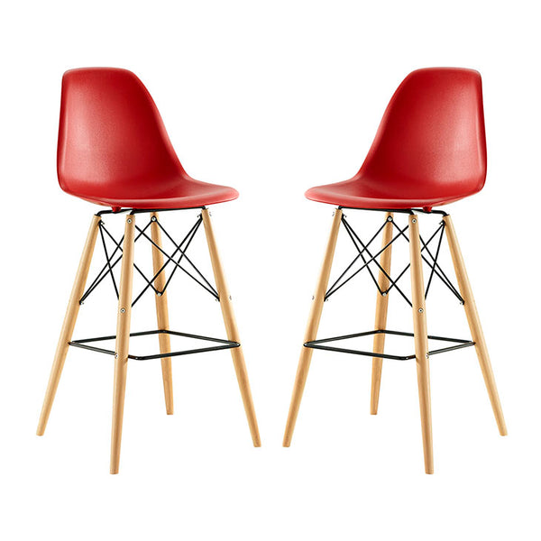 Pyramid Dining Side Bar Stool Set of 2