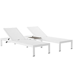Shore 3 Piece Outdoor Patio Aluminum Set