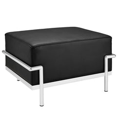 Charles Grande Leather Ottoman