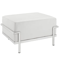 Charles Grande Leather Ottoman