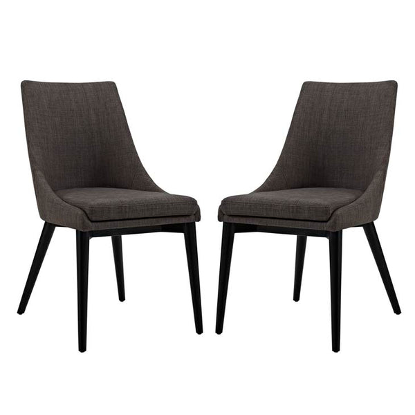 Viscount Set of 2 Fabric Dining Side Chair