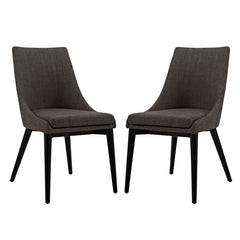 Viscount Set of 2 Fabric Dining Side Chair