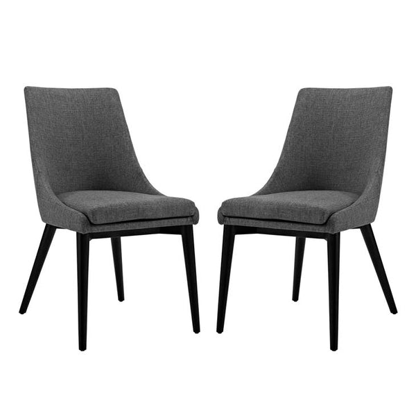 Viscount Set of 2 Fabric Dining Side Chair