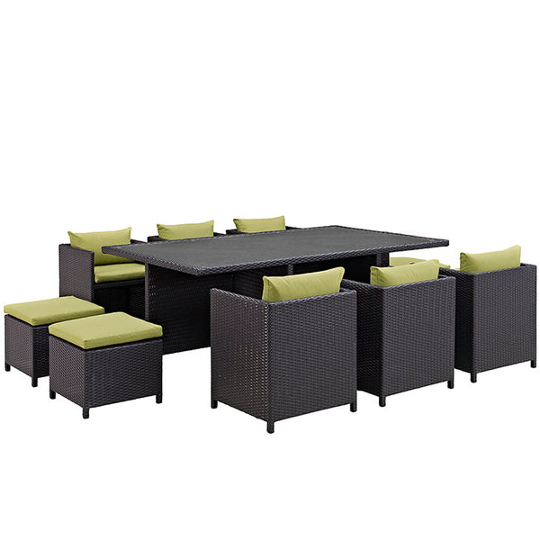 Reversal 11 Piece Outdoor Patio Dining Set