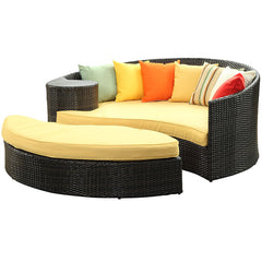 Taiji Outdoor Patio Wicker Daybed