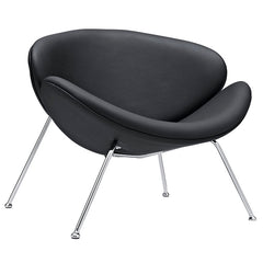 Nutshell Upholstered Vinyl Lounge Chair