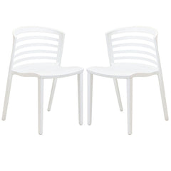 Curvy Dining Chairs Set of 2