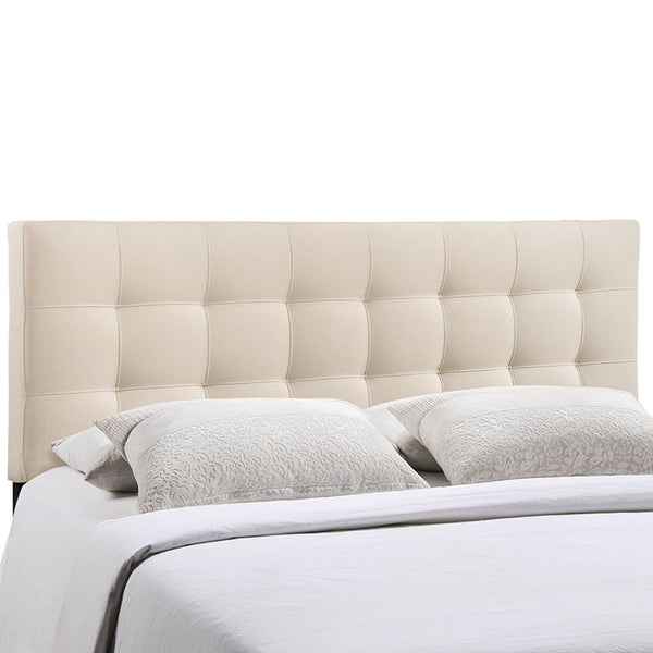 Lily King Upholstered Fabric Headboard