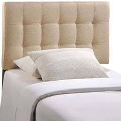 Lily Twin Upholstered Fabric Headboard