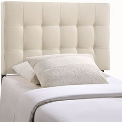 Lily Twin Upholstered Fabric Headboard