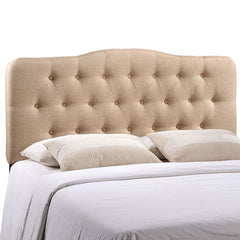 Annabel Queen Upholstered Fabric Headboard